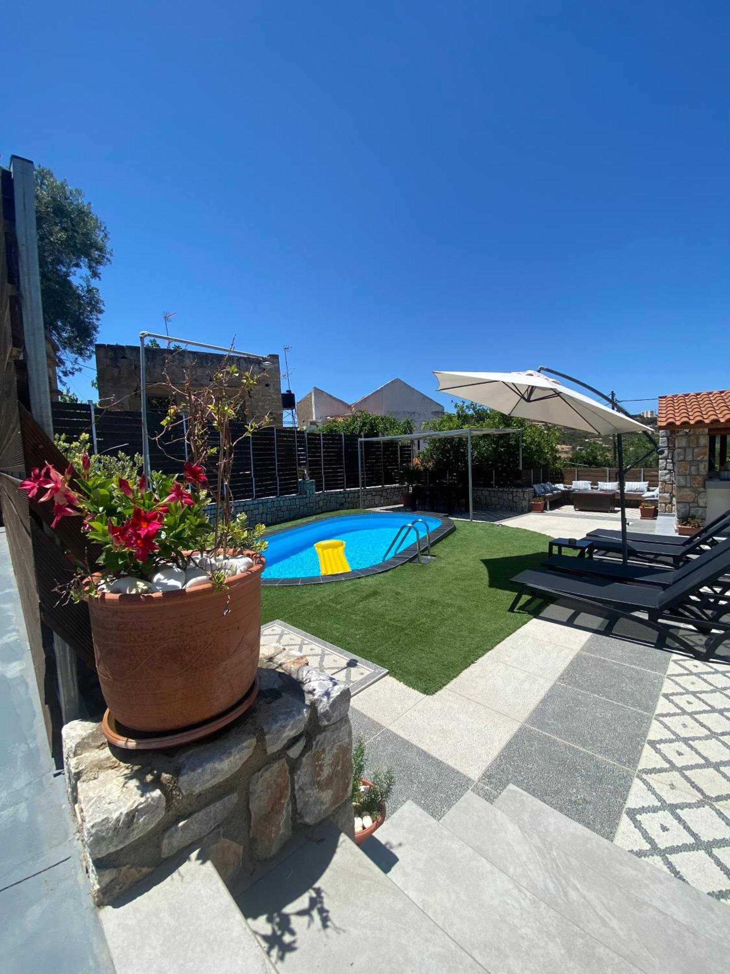 Casa Christina-Luxury Villa Кісамос Екстер'єр фото